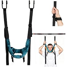 Cervical Neck Stretcher Device, Neck Decompression Devices, Portable Neck Stretcher Hammock Over Door for Neck Pain Relief, Neck Sling for Spine Decompression A