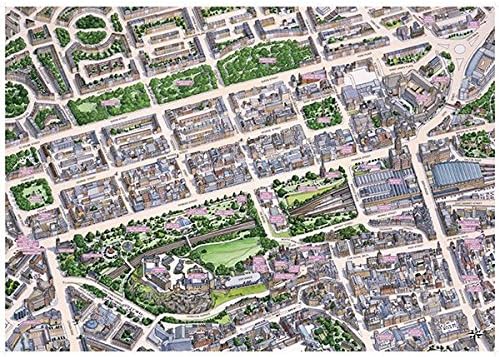The Happy Puzzle CompanyJigraphy Cityscapes Edinburgh 1000 Pieces - Jigsaw Puzzles for Adults 1000