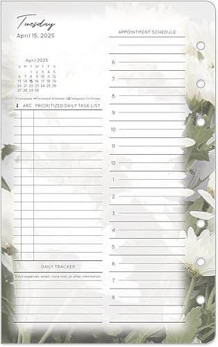 Miniatura 8 de FranklinCovey - Planificador de dos páginas por día con anillo (compacto, abril de 2025 - marzo de 2026)