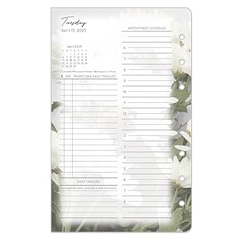 BLOOMページ Amazon.com : FranklinCovey - Blooms Two Page Per Day Ring