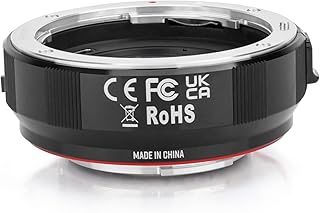 Meike EFTE-0.71X Lens Mount Adapter Speed Booster 0.71x Focal Reduction Lens Mount Converter Speedbooster for Canon EF Mount Lenses to Sony E Mount APS-C Cameras