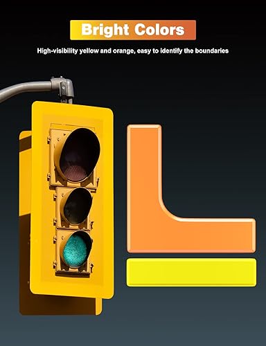 Miniatura 4 de DEERFAMY Juego de 24 marcadores de pista de pickleball para cancha de pickleball temporales, marcadores de tiro hacia abajo para interiores y