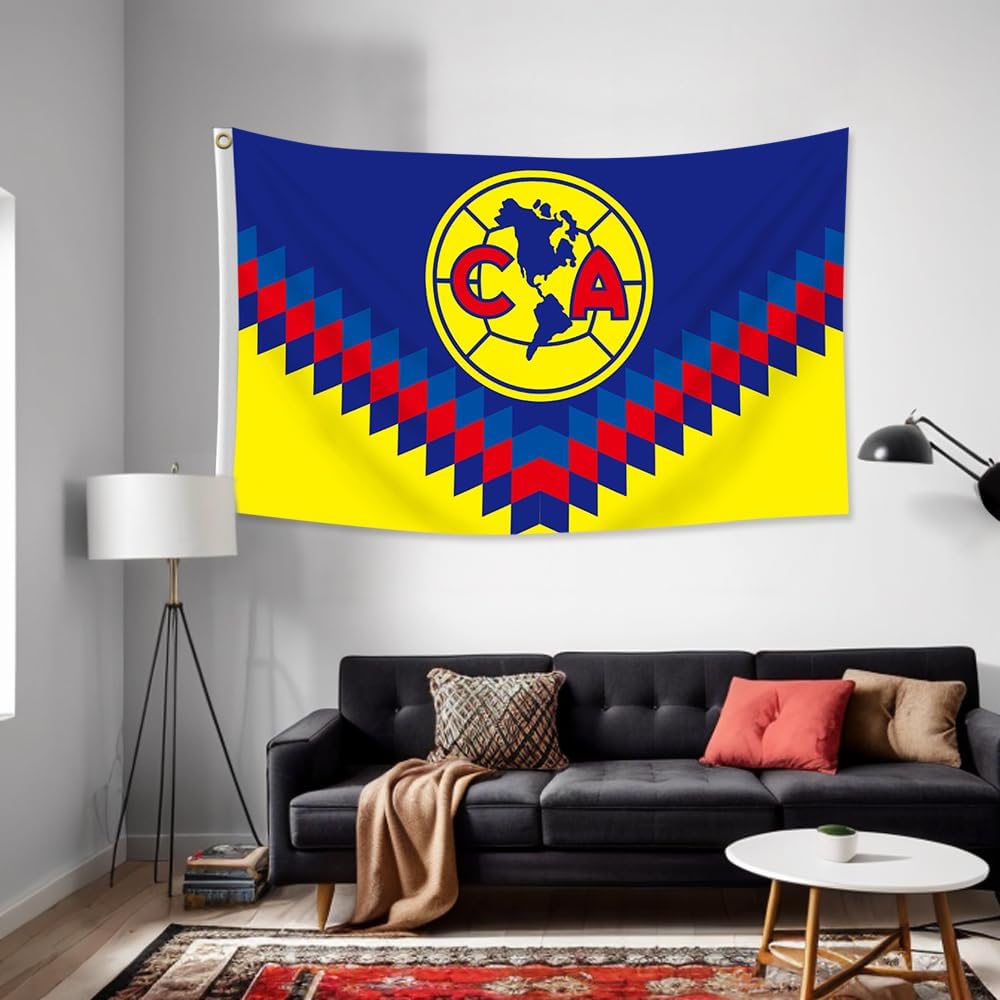 Eksent Club Flag 3x5 ft Double sides America Soccer Banner Mexico Futbol Soccer Heavy Duty, Durable 150D Polyester - Image 2