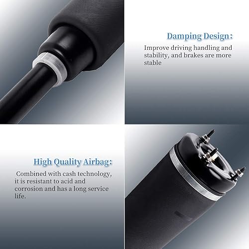 Miniatura 6 de ECCPP Amortiguador de choque de aire con resorte de suspensión neumática, 1 unidad, ajuste frontal para 2007-2009 para Mercedes-Benz GL3202010-2012