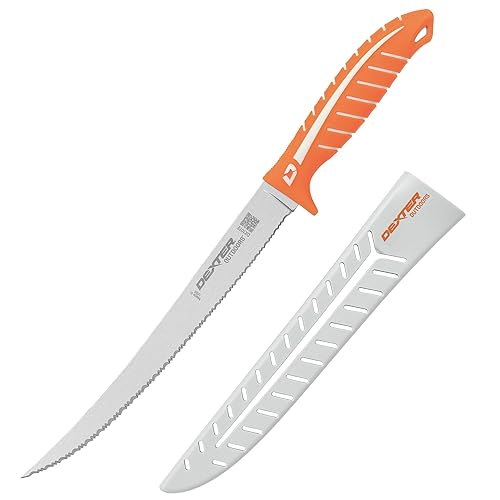 Dexter Outdoors Dextreme Tiger Edge 10" Scalloped Fillet Utility Knife