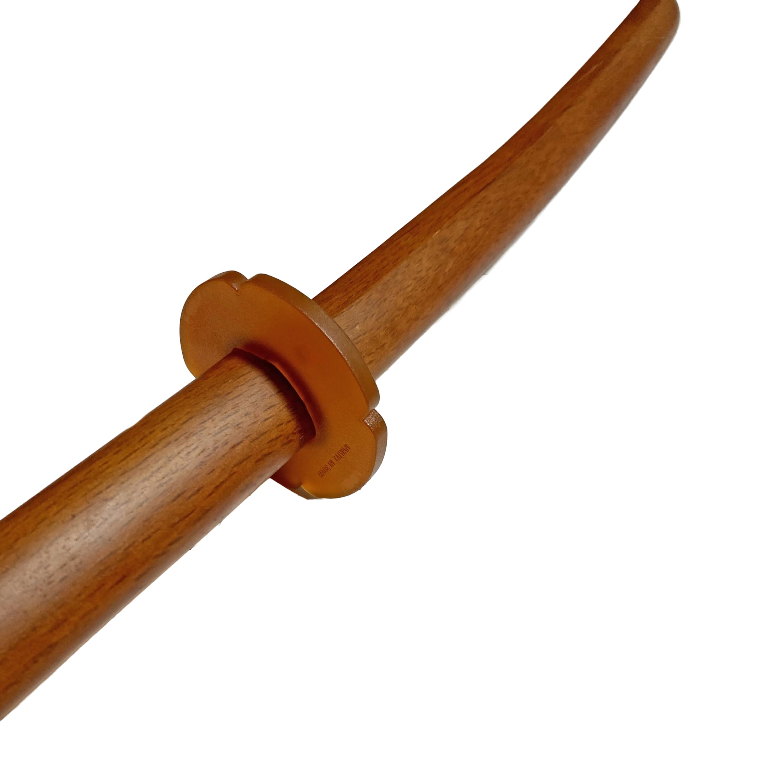 Shoto en Chêne Rouge - 54 cm avec Tsuba - Épée Courte Japonaise en Bois pour Aikido, Iaido, Kempo, Kobudo, Arts Martiaux - Entraînement