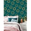 NuWallpaper NUS4001 Konark Peel & Stick Wallpaper, Teal