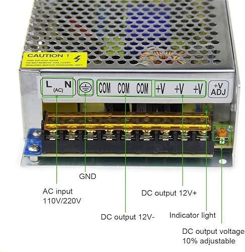 Miniatura 4 de ALITOVE DC 12V 20A 240W Fuente de alimentación Transformador Interruptor AC 110V  220V a DC 12V 20amp Adaptador de conmutación Convertidor