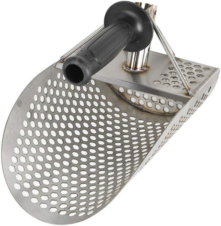 OUKANING Beach Sand Scoop with Handle Metal Detecting Tool