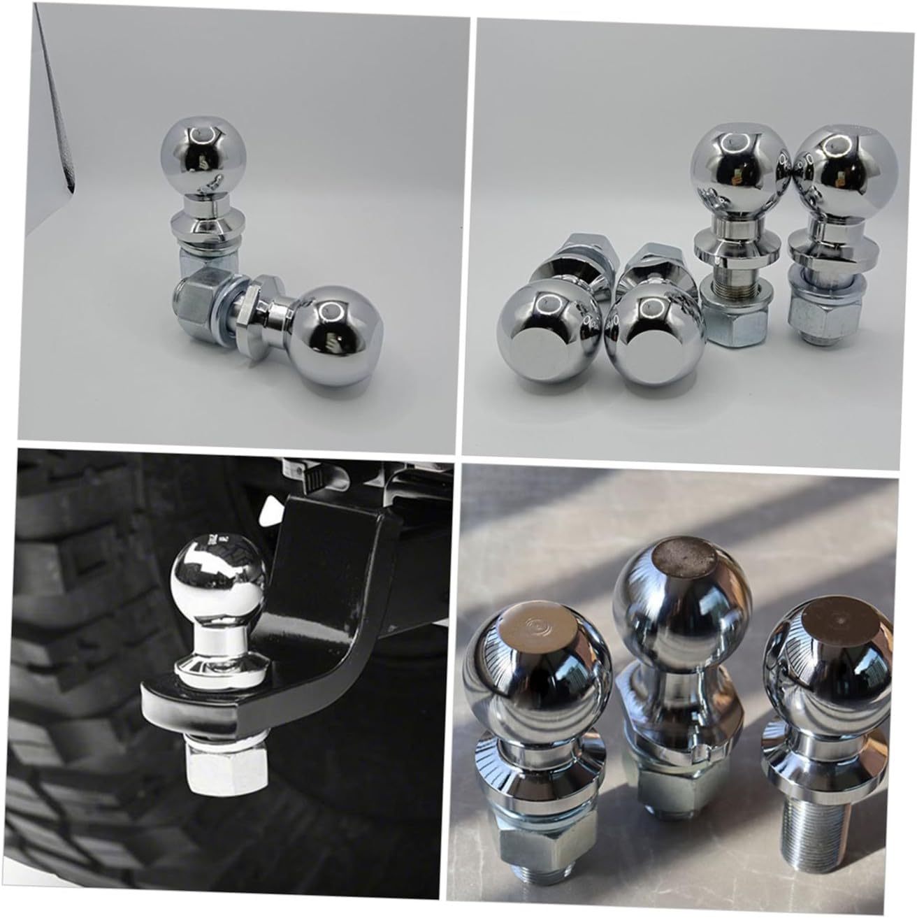 Trailer Hitch Ball 50mm M22x50mm Metal Tow Ball for Trailer