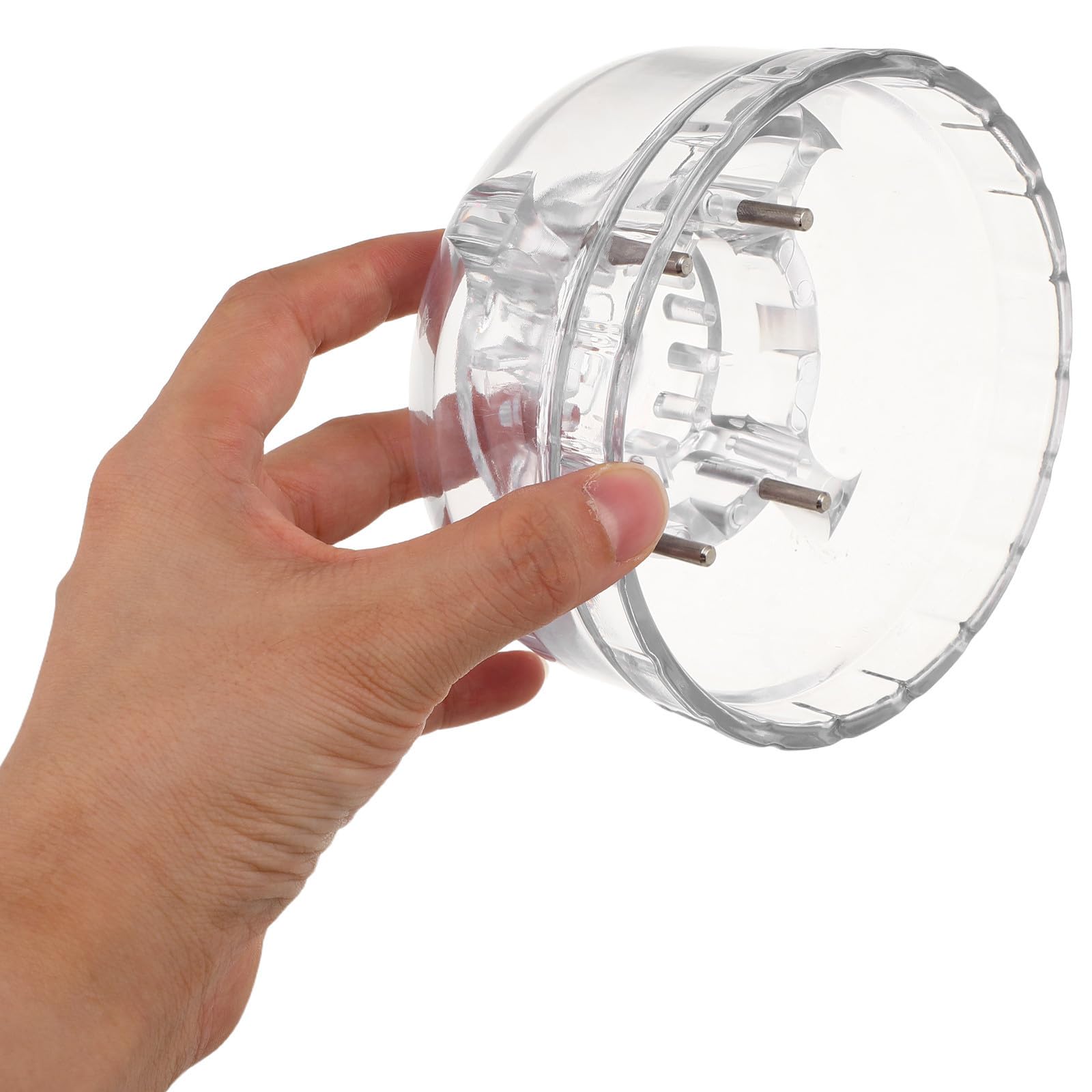 SHINEOFI Cabezal Desmontable para Detector de Humo Portátil Agarre Fiable de Material PP para Entornos Comerciales y Profesionales