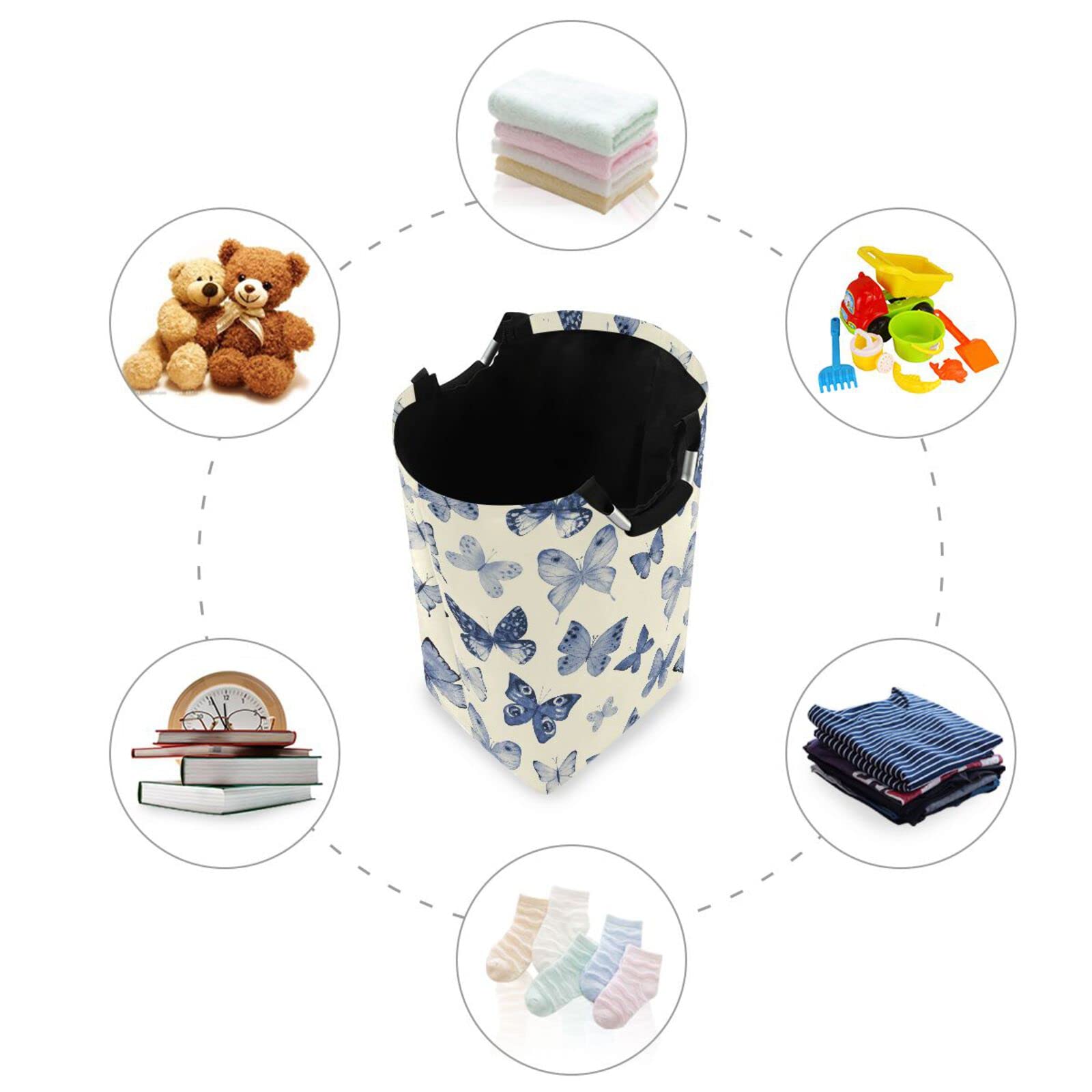 Grand Panier À Linge De 75 L Avec Poignées, Panier À Linge Naturel Amélioré, Panier À Linge