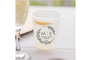 Monogrammed Disposable Cups withShatterproof Protection