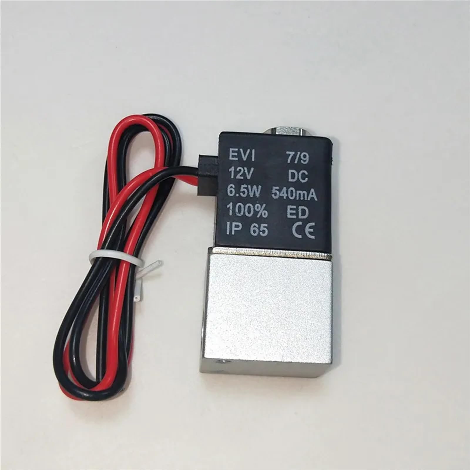 DC 12V 24V 110V 220V Magnetventil 1/4 1/8 Zoll 2-Wege Normal Geschlossen Direkt wirkende pneumatische Ventile for Wasser Luft Gas Heiß 1St(1/4",12V)