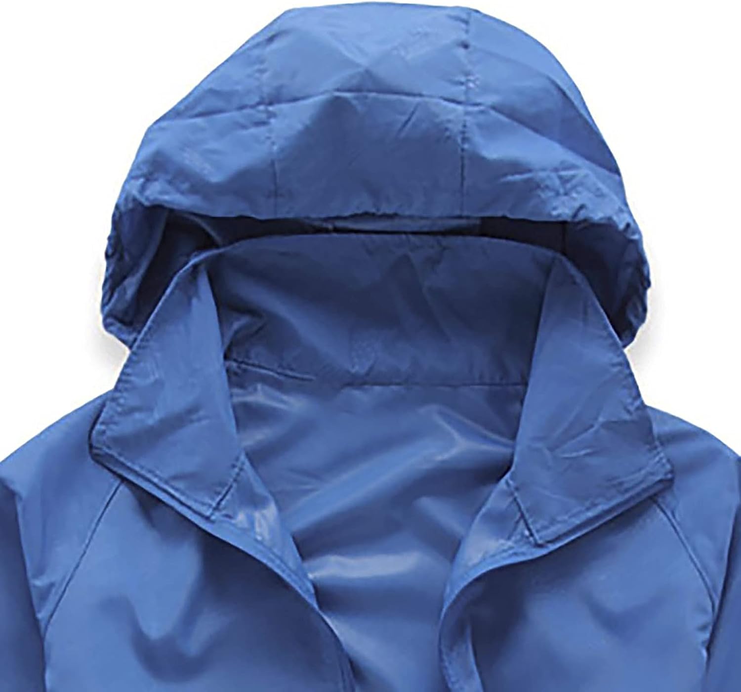 Ymosrh Men's Travel Rain Jacket Waterproof Windbreaker Lightweight Packable Coat with Hood for Outdoor Hiking, XS-3XL