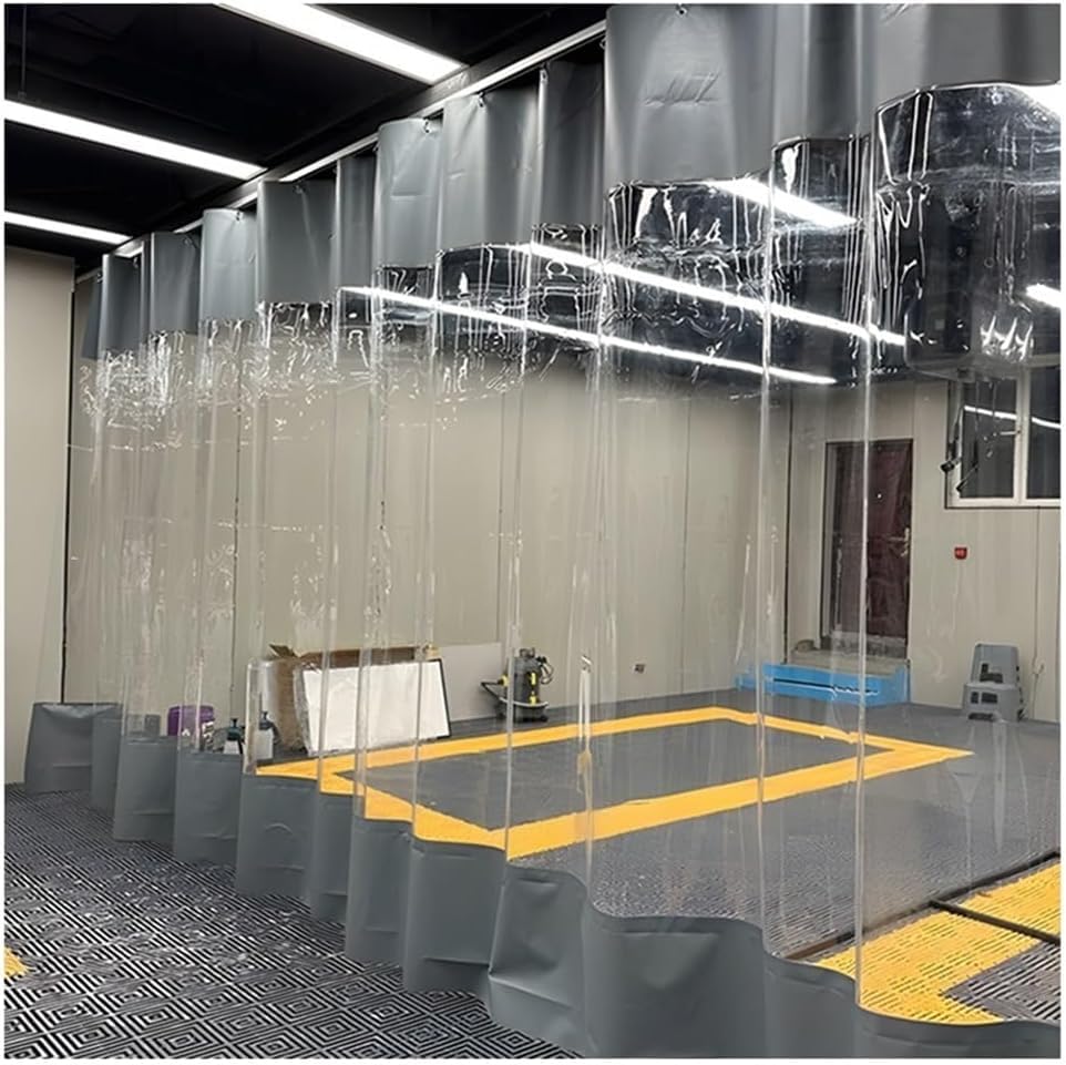 Bâche en vinyle robuste pour pergola : rideau de porte étanche et transparent pour porche