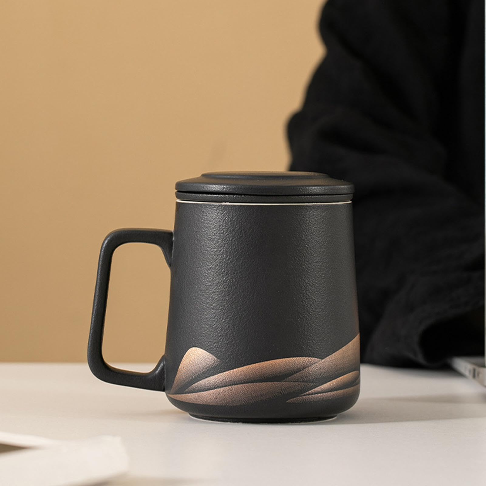 da tè con infusore Mug Con Filtro E Rivestimento In Acciaio Per Il Caffè