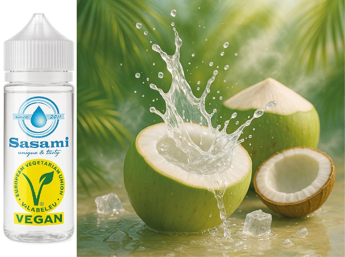 Acqua di cocco aroma concentrato - vegano - Sasami - 100ml