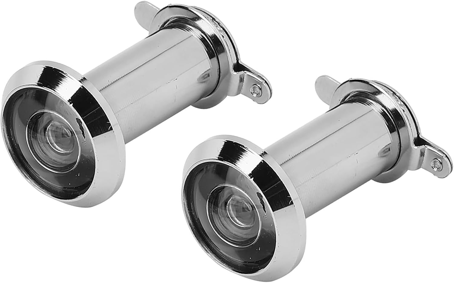 220 Degree Door Viewer, 35 60mm Zinc Alloy Anti Theft Peephole, Sturdy Cover Viewer with Clear Vision, Ideal for Wood, Fiberglass & Metal Doors Home Security (#11)