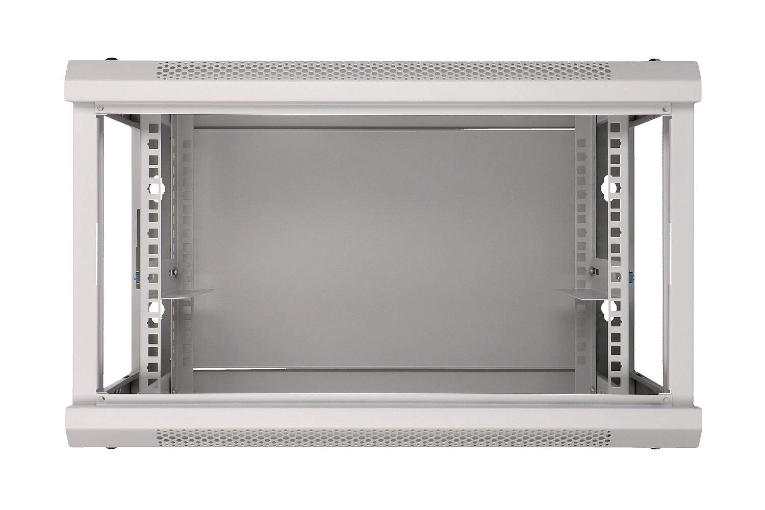 Armadio A Muro Extralink 6U 19" In Grigio – Rack Autoportante Con Vetro E Pareti Removibili
