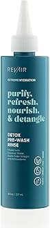 Detox Pre-Wash Apple Cider Vinegar Hair Rinse - Pre Shampoo Treatment for Hair - Remove Build-Up & Revive Curly/Coily Strands - Coconut Water Scalp Cleanser - Vegan & Cruelty Free (8 Fl Oz)