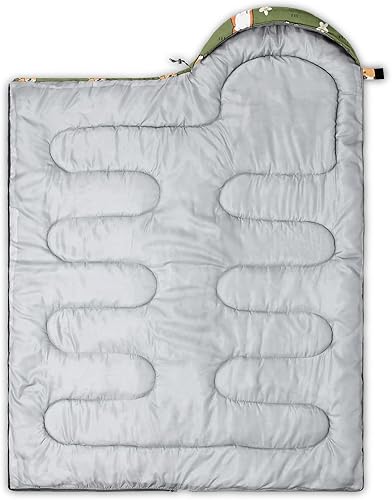 Vista 36 de Axolotl Moon Stars - Saco de dormir para niños, saco de dormir ligero y cálido para clima frío, saco de dormir portátil impermeable para camping
