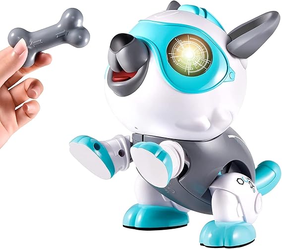 Hund Spielzeug Kinder Wie Echt Kearui Roboter Hund Kinder, STEM Roboter Hundespielzeug, Bellen, Laufen