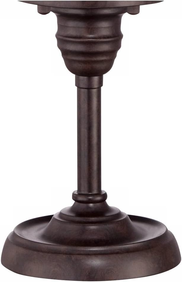 Franklin Iron Works Modern Industrial Accent Desk Table Lamp 17 1/4" High Bronze Metal Open Wire Cage Shade Antique Edison Bulb for Living Room Bedroom House Bedside Nightstand Home Office Family