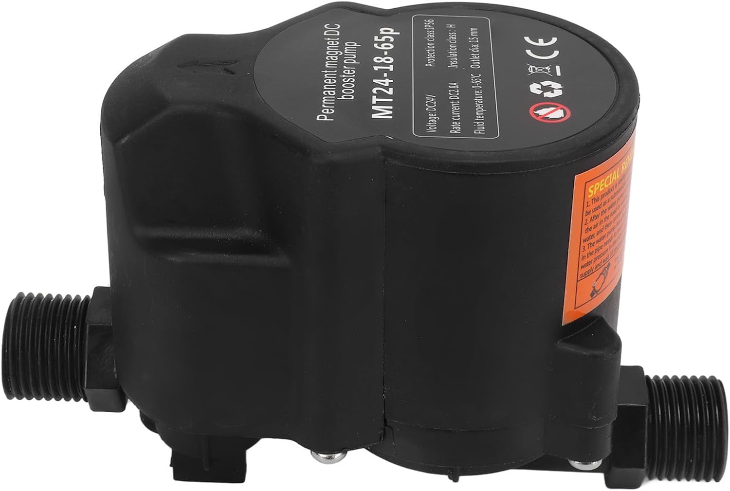 Water Pressure Pump Bass Pump Heater Dc24V Pipe Water Heater for Fully Automatic Mt241865P Small Equipment Pump Home Pressurized Machine Jet Pumps (US Plug)