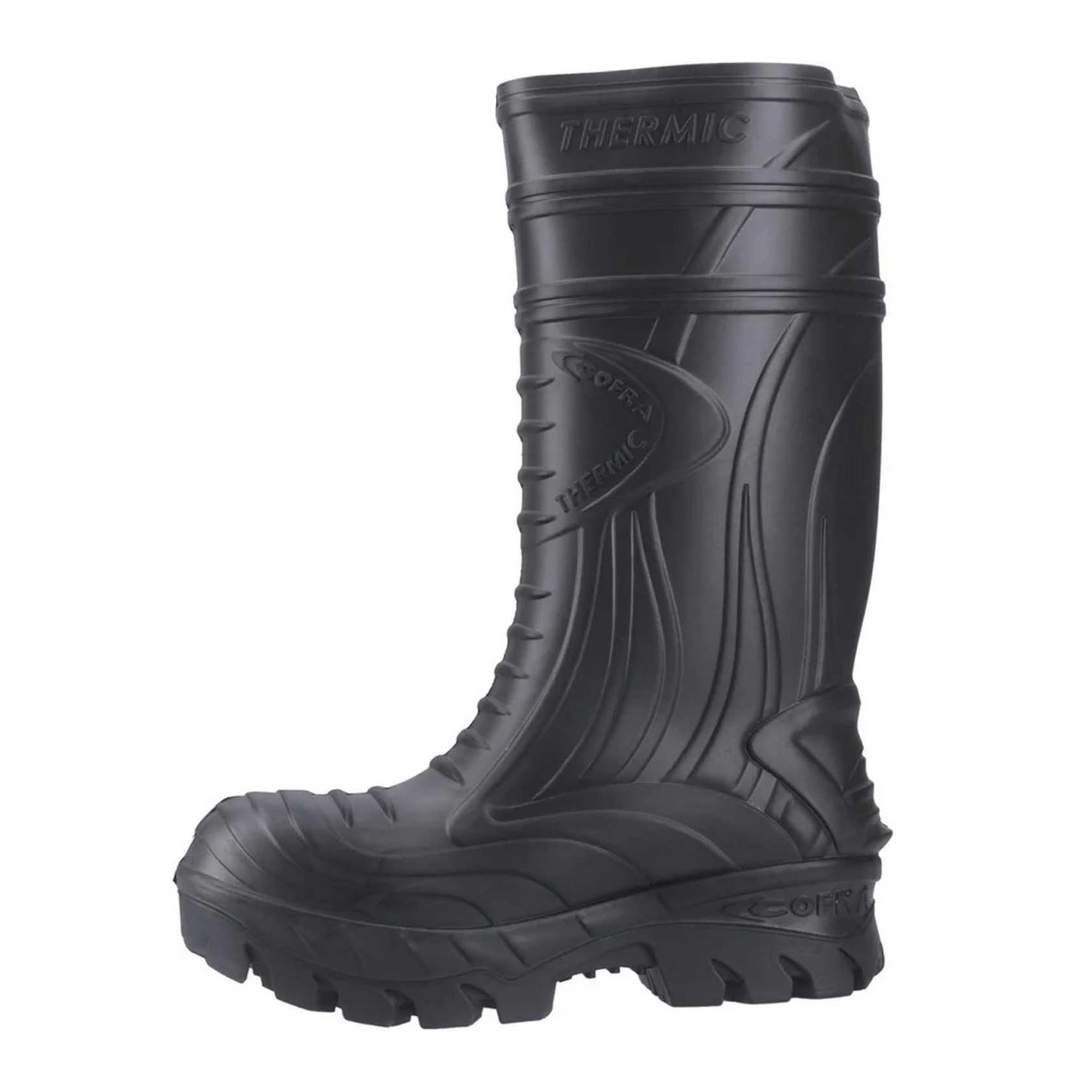 COFRA THERMIC BLACK S5S MET MISURA STIVALE PU/GOMMA ANTISTATICO Scarpa da lavoro antinfortunistica termica isolante dal freddo