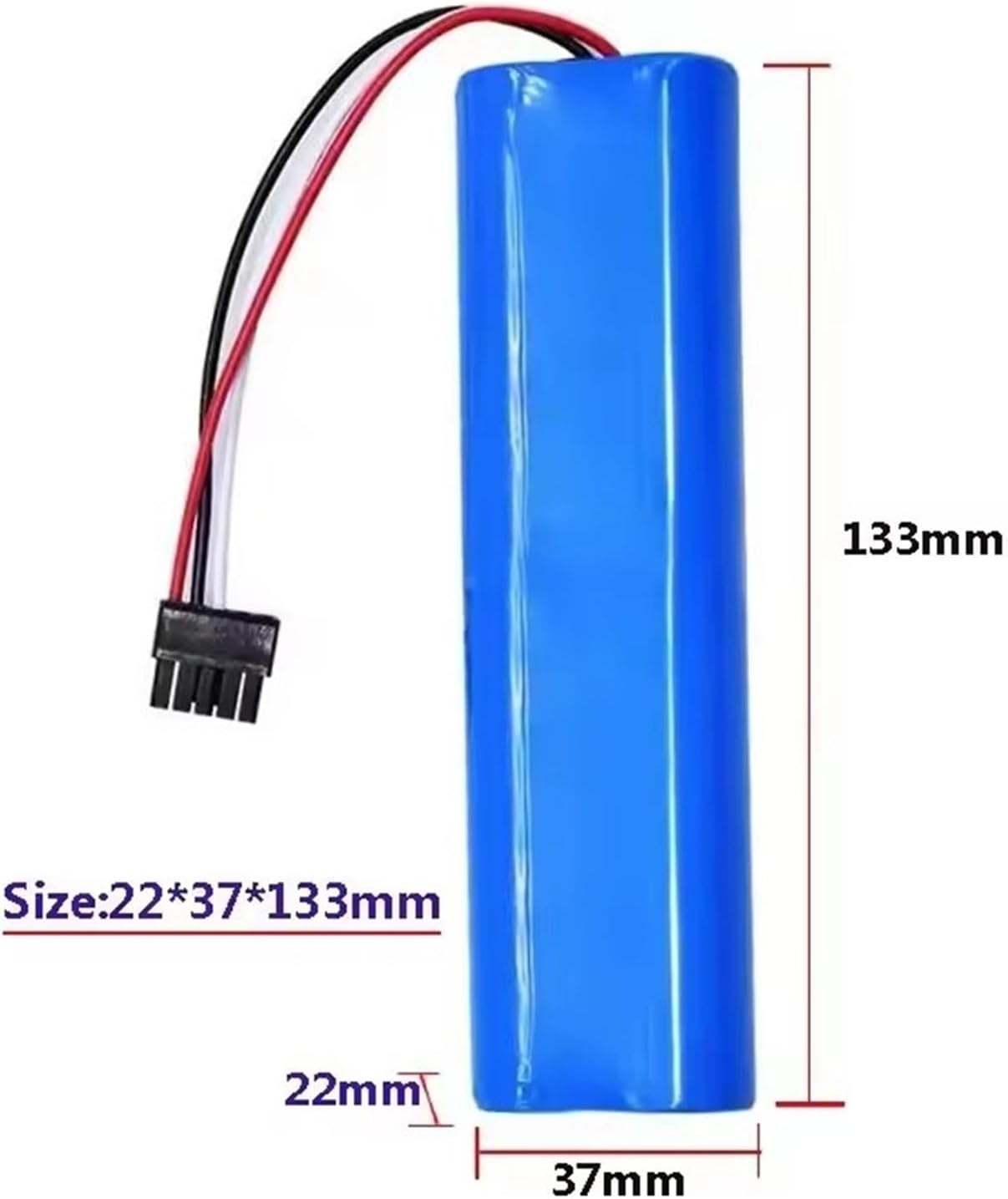 14.4V 2800-5200mah ，Compatible For Viomi V2 Pro V-RVCLM21B Compatible For Mi Vacuum Mop-P STYJ02YM Robot Vacuum Replacement Battery(2800mAh)