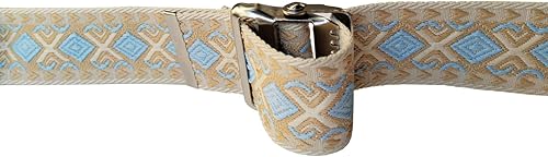 Miniatura 6 de LAMBOX Cinturón de transferencia de cinturón de marcha con cincha jacquard suave y cómoda de 2 pulgadas para cuidadores, personas mayores, ancianos,