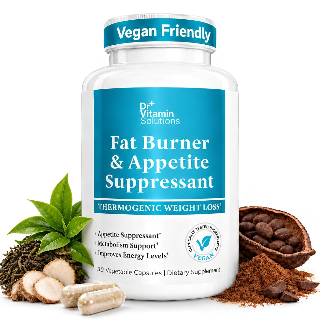 Fat Burner for Women and Men - Thermogenic Appetite Suppressant, Diet Aid 30 Count