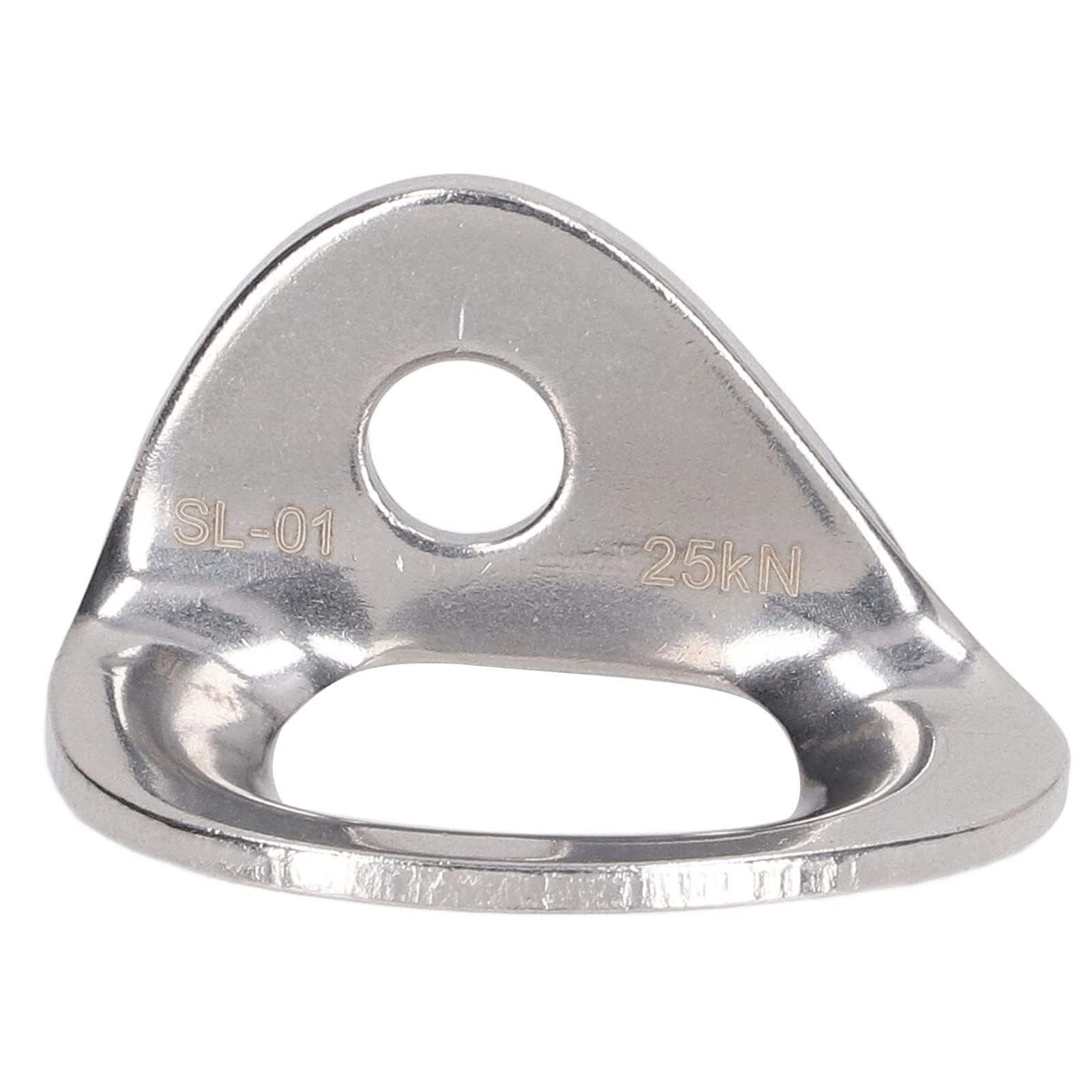 Alomejor 3 Pares de Mangos de Escalada de Acero Inoxidable, Juego de Pernos de Escalada para Muro de Escalada Interior y Exterior, Anclajes de Escalada de Montaje rápido para ejerc