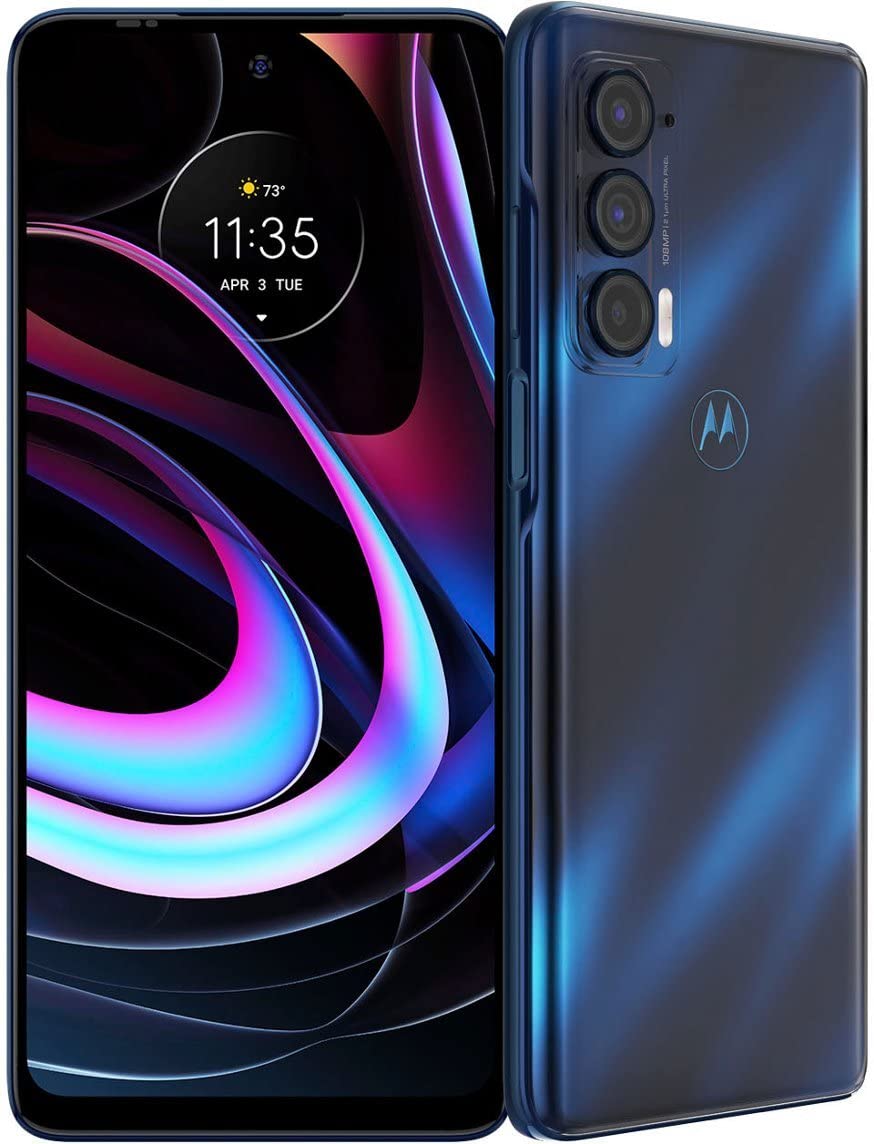 Edge 5G | 2021 | 2-Day battery | 8GB RAM/256GB | 108MP Camera | Nebula Blue - Unlocked