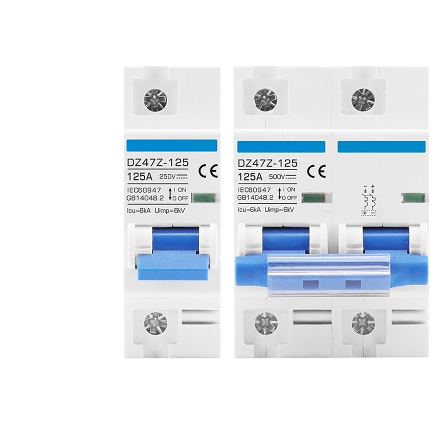 Disjoncteur DC 80A haute coupure 500V pour bloquer les surcharges solaires