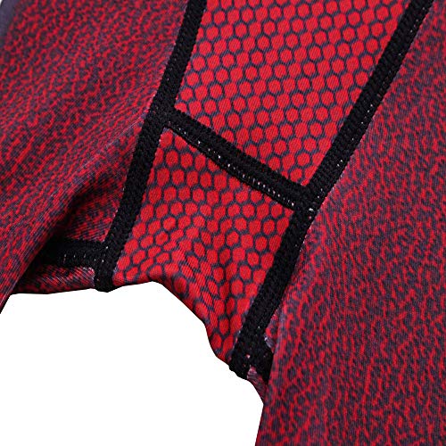 Red Plume Men's Compression Pants, Sports Yoga Leggings & Workout Running Tights Cool Dry Base Layer Bottoms #TOP3