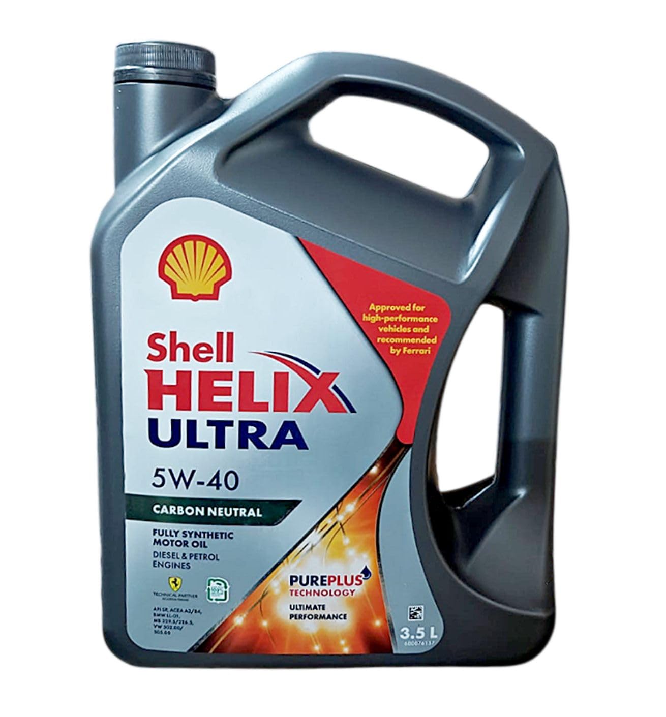 Shell Helix Ultra 5W-40 Fully Synthetic Engine Oil (3.5 L