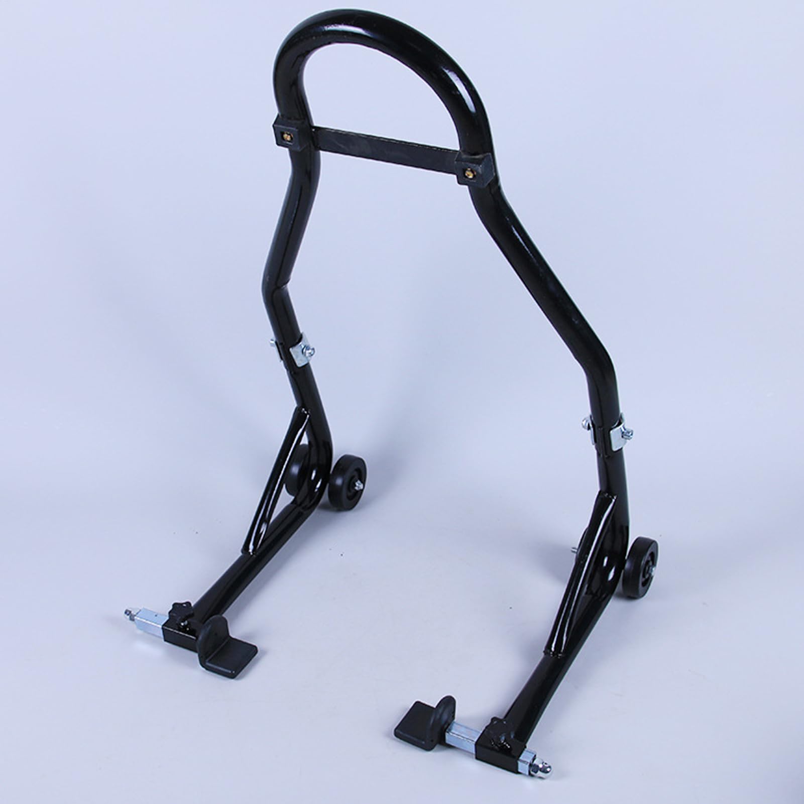 Caballete Trasero Motocicleta Elevador de Motocicleta Doble Rueda | Calzo para Rueda Delantera de Moto Soporte Rueda Moto Principiante Reparacion Mantenimiento Limpieza Cadena