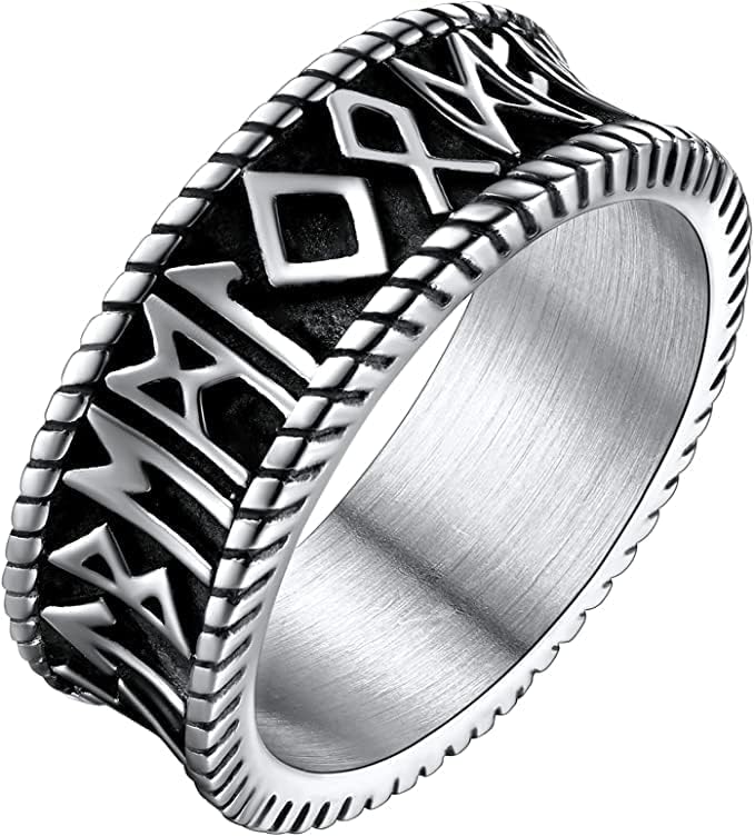THE MEN THING CELTIC KNOT VIKING - Titanium Steel Ring (21) (B0D22XZMZ6) Amazon Price History, Amazon Price Tracker