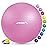 APEXUP Yoga Ball Exercise Ball, Anti Slip Stability Ball Chair, Heavy Duty Large Gym Ball for Fitness, Balance, Core Workout and Physical Therapy (L (23~26) 65cm, Fuschia)