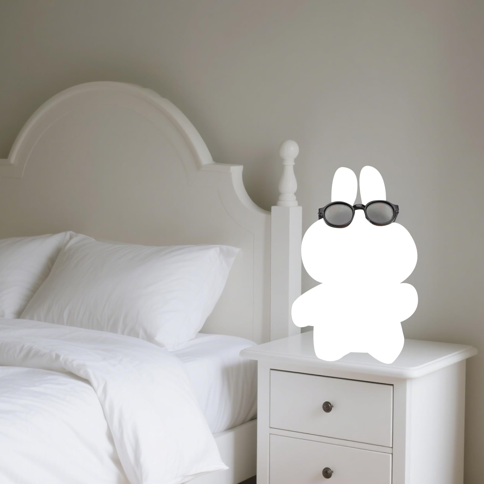 BOXOB 4 Pz Occhiali da Bambola, 4 Colori Plastica Occhiali da Vista per Bambole Accessori Costumi e Giocattolo Compatibili con Figure 13 cm (Bianco, Nero, Tartaruga, Viola)