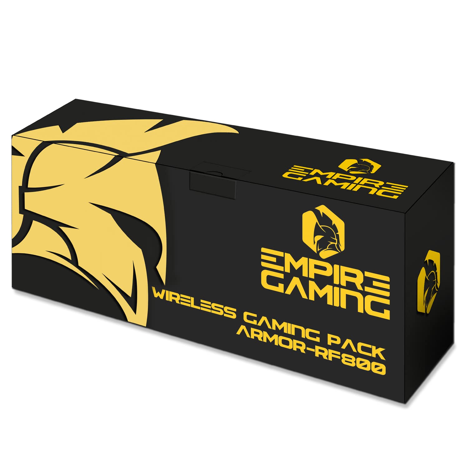 Empire Gaming - Armor RF800 Wireless Gaming Tastatur und Maus QWERTZ (Deutsche Layout) - Kabellose Tastatur 2,4 G RGB - Ergonomische Kabellose Maus 4800 DPI mit Mauspad - PC PS4 PS5 Xbox One/Serie Mac