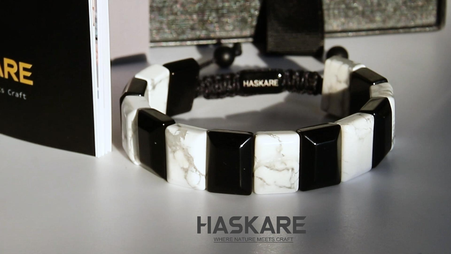 Pulsera de cristales energéticos para hombre HASKARE miniatura 7