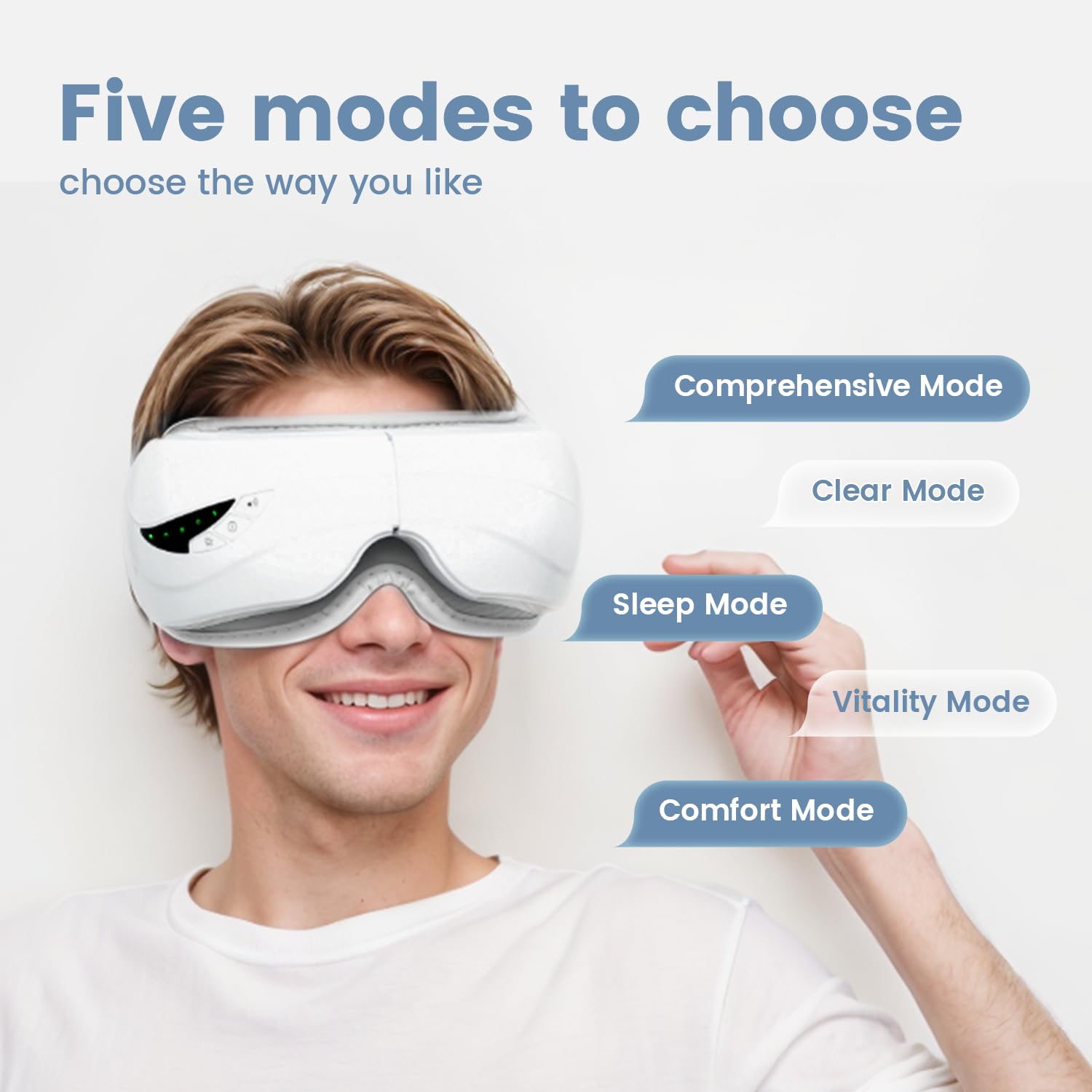 Eye Massager with Heat, Heated Eye Mask with Music, Face Massager, Eye Care Gift for Women, Eye Mask Massage for Relaxing Eyes, Gifts for Mom/Dad — Amazon image 5