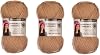 Loops & Threads Impeccable Yarn Soft Taupe 4.5 Oz 3-Pack