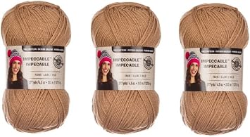 Loops & Threads Impeccable Yarn Soft Taupe 4.5 Oz (3-Pack)