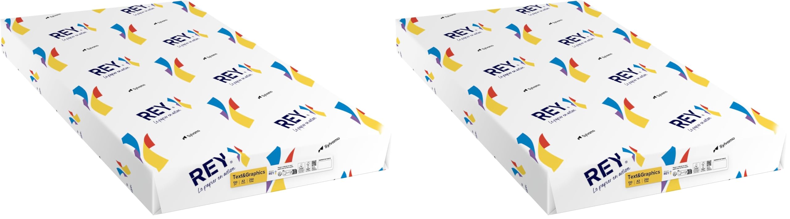 Papier reprographique REY A3 120g blanc extra lot de 2 ramettes - 5