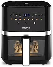 Milton Rapid Digital Air
                                    Fryer 5L | 1450W | 360° High Speed
                                    Air Circulation | Up to 90% Less Oil
                                    Usage | 8 Preset Menus | ...