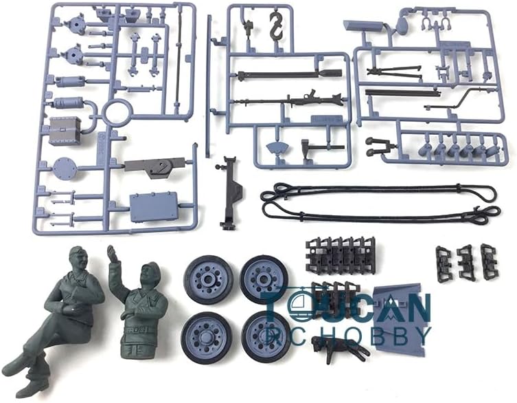 Heng Long, RC Tank Decoration Plastic Parts Bag 1/16 Scale German Stug III RC Tank 3868 Spare Part